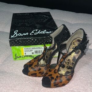 Sam Edelman - Scarlett Brown Leopard Size 6